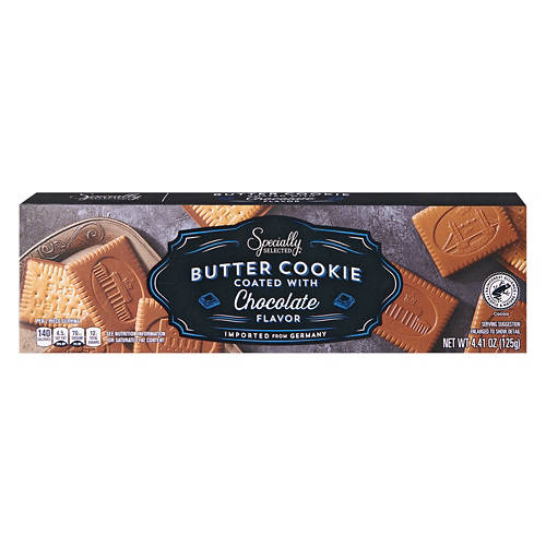 Specially Selected Milk Chocolate Butter Cookies, 4.41 oz